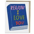 6-Pack Lisa Congdon for Em & Friends Women Reasons I Love You Card