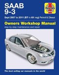SAAB 9-3 Petrol & Diesel (07 - 11) Haynes Repair Manual