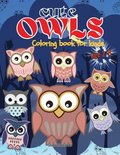 Cute Owls coloring book