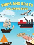 Ships And Boats Coloring Book