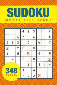 Sudoku : medel till svr - 348 pussel