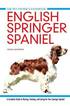 English Springer Spaniel - A Complete Guide to Raising, Training and Caring for Your Springer Spanie