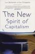 The New Spirit of Capitalism