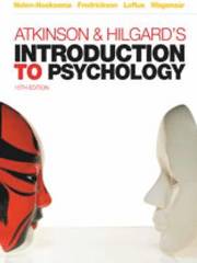 Atkinson and Hilgard's Introduction to Psychology 15th Edition (h�ftad)
