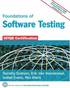 Foundations Of Software Testing: ISTQB Certification: Edition Updated for ISTQB Foundtion