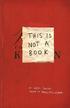 This is Not a Book