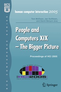 People and Computers XIX - The Bigger Picture (h�ftad)