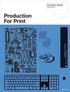 Production for Print