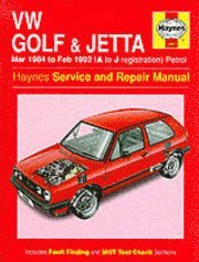 Volkswagen Golf and Jetta ('84 to '92) Service and Repair Manual (h�ftad)