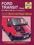 Ford Transit Diesel (1986-99) Service and Repair Manual
