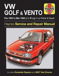 VW Golf and Vento Service and Repair Manual (inbunden)