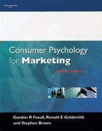 Consumer Psychology for Marketing (h�ftad)