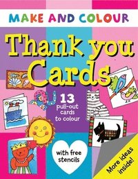 Make and Colour Thank You Cards (kartonnage)