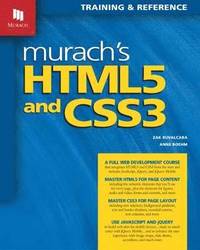 Murach's HTML5 &; CSS3 (h�ftad)
