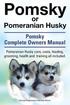 Pomsky or Pomeranian Husky. the Ultimate Pomsky Dog Manual. Pomeranian Husky Care, Costs, Feeding, G