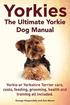 Yorkies. the Ultimate Yorkie Dog Manual. Yorkies or Yorkshire Terriers Care, Costs, Feeding, Groomin