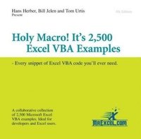 Holy Macro! It's 2,500 Excel VBA Examples: Every Snippet of Excel VBA Code You'll Ever Need 4th Edition (h�ftad)