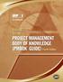 Guide To The Project Managagement Body