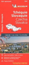Czech Republic, Slovak Republic - Michelin National Map 731