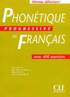 Phonetique Progressive Du Francais: Niveau Debutant