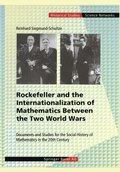 Rockefeller and the Internationalization of Mathematics Between the Two World Wars