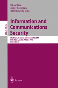 Information and Communications Security (h�ftad)