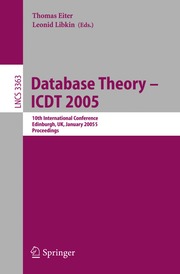 Database Theory - ICDT 2005 (h�ftad)