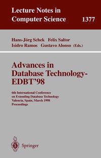 Advances in Database Technology, EDBT '98 (h�ftad)
