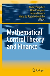 Mathematical Control Theory and Finance (inbunden)