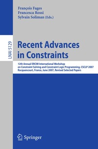 Recent Advances in Constraints (h�ftad)