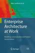 Enterprise Architecture at Work 2nd Edition