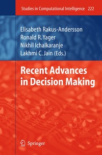 Recent Advances in Decision Making (inbunden)