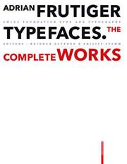 Adrian Frutiger - Typefaces (inbunden)
