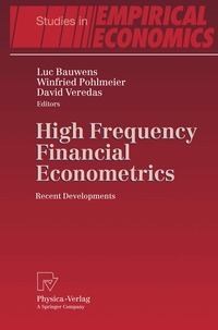 High Frequency Financial Econometrics (h�ftad)