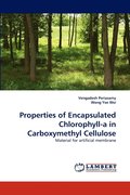 Properties of Encapsulated Chlorophyll-a in Carboxymethyl Cellulose
