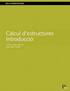 Calcul D'estructures. Introduccio