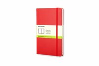 Moleskine Classic Large olinjerad skrivbok r�d
