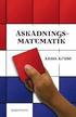 �sk�dningsmatematik : ett f�rs�k till plan f�r de fyra f�rsta skol�rens arbete p� matematikens omr�de