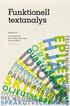 Funktionell textanalys