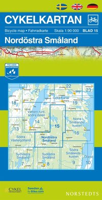 Cykelkartan Blad 15 Nord�stra Sm�land - 1:90000