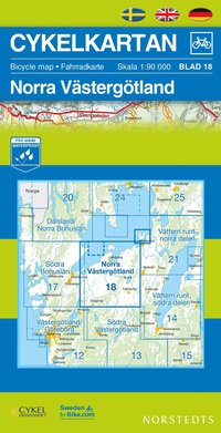 Cykelkartan Blad 18 Norra V�sterg�tland - 1:90000