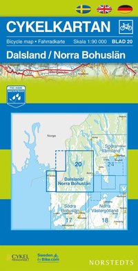 Köp Cykelkarta Dalsland/Norra Bohuslän