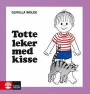 Totte leker med kisse (kartonnage)