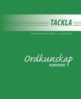 Tackla Ordkunskap Korsord Gr�n pist (h�ftad)