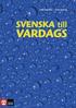 Svenska till vardags Textbok (2:a uppl)