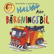 Halvan k�r b�rgningsbil (kartonnage)