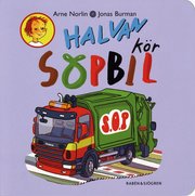 Halvan k�r sopbil (kartonnage)