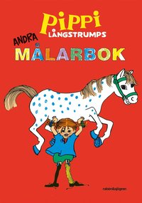 Pippi L�ngstrumps andra m�larbok (h�ftad)
