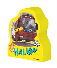 Halvan - pussel (brandbil) (pussel)