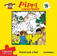 Pippi L�ngstrump - Pussel och citat - Pusselbok (pussel)